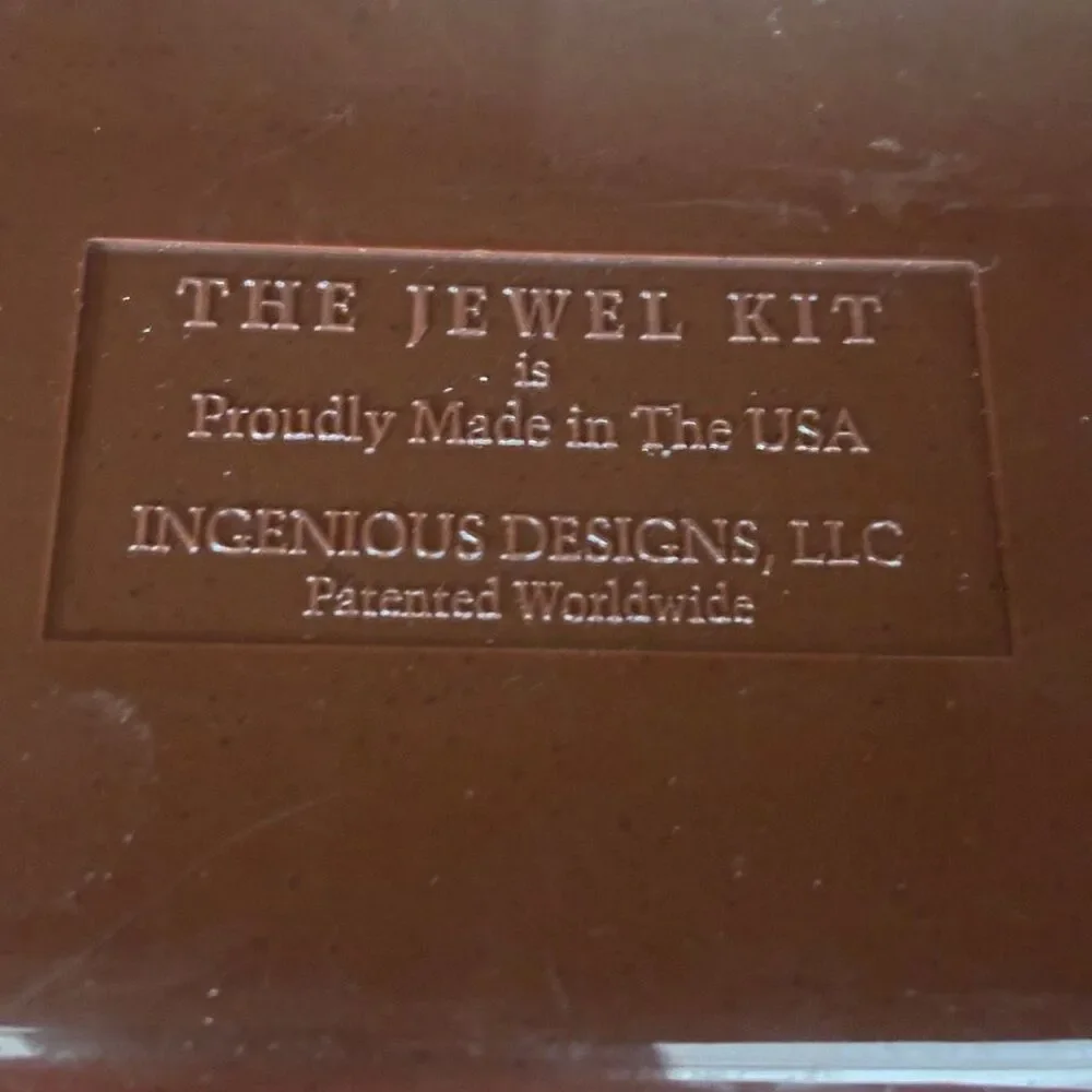 The Jewell Kit Folding Jewelry Storage Box Ingenious Designs USA